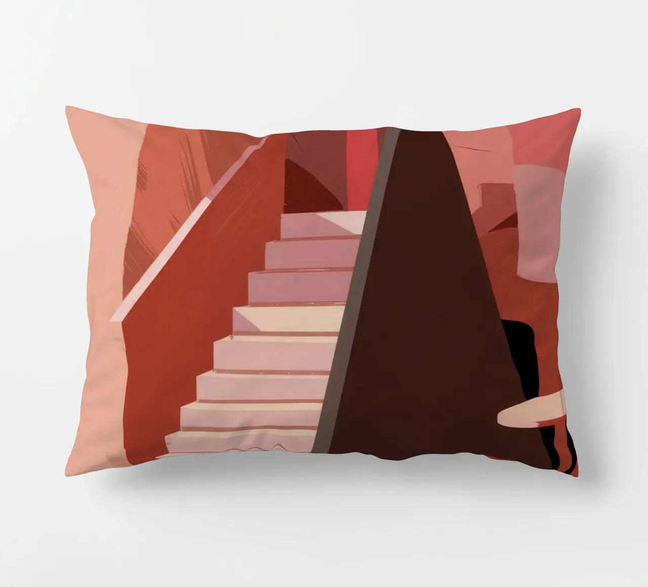 Scala monocromatica rosa cuscino da Jasper Rune
