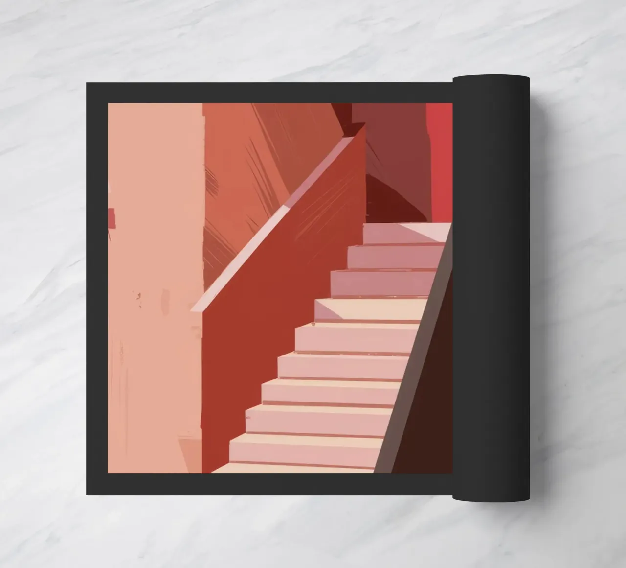 Scala monocromatica rosa zerbino da Jasper Rune