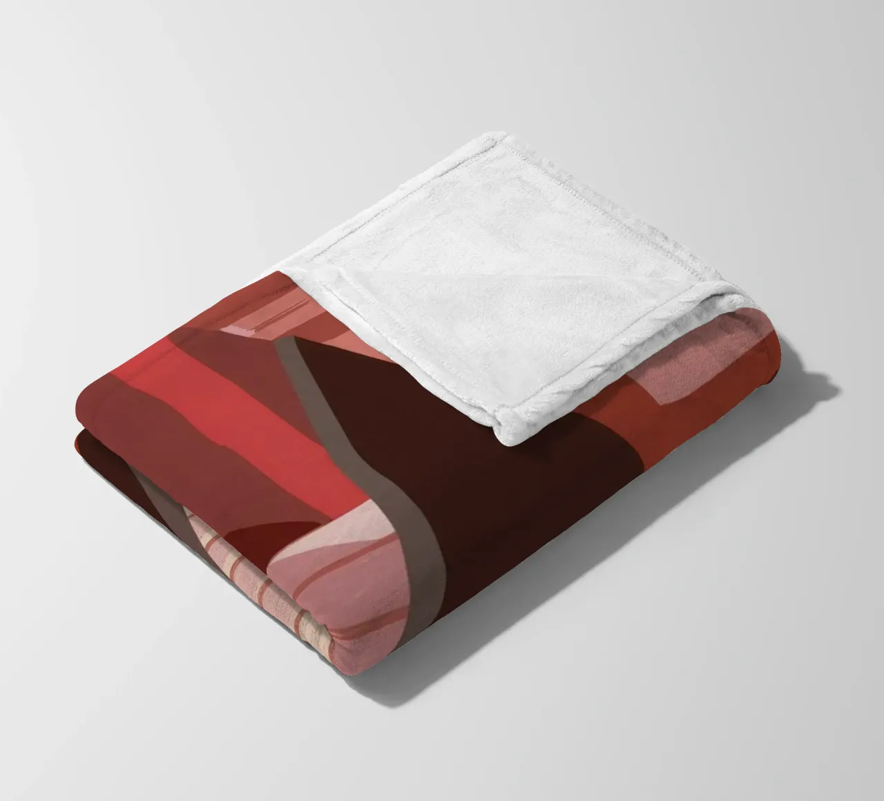 Scala monocromatica rosa coperta in pile da Jasper Rune