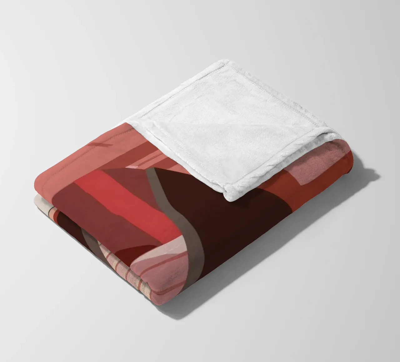 Scala monocromatica rosa coperta in pile da Jasper Rune