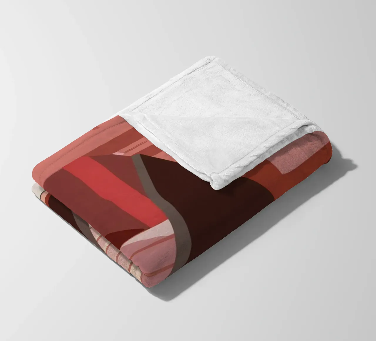 Scala monocromatica rosa coperta in pile da Jasper Rune