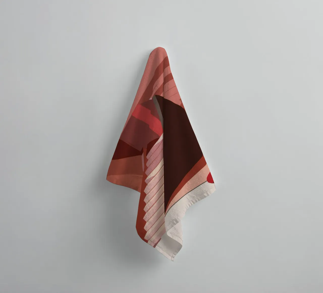 Scala monocromatica rosa asciugamano da bagno da Jasper Rune