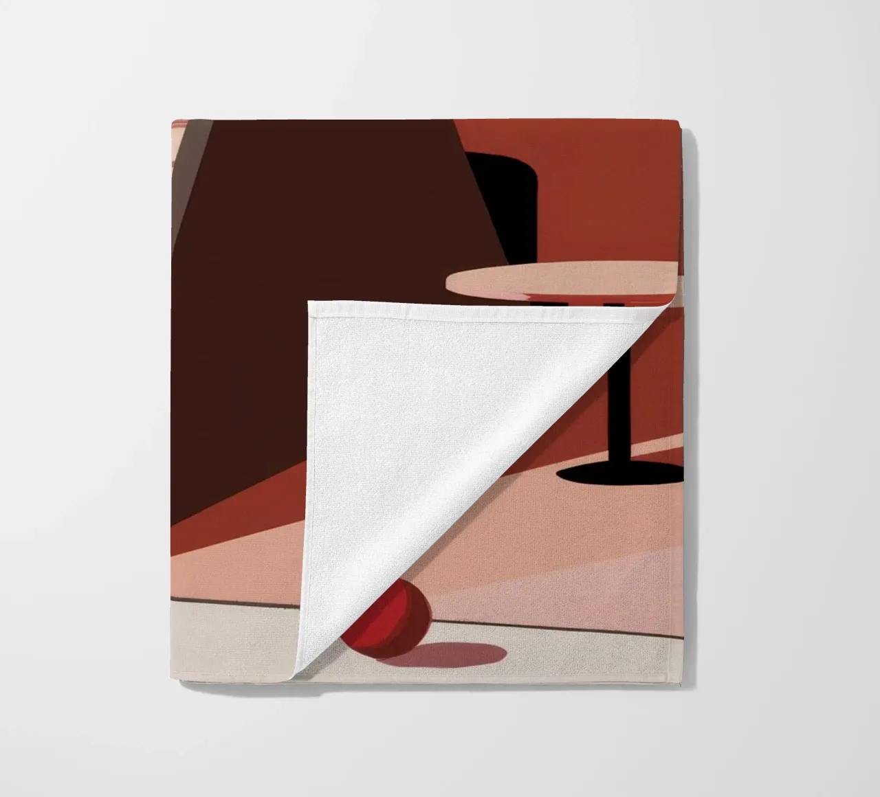 Scala monocromatica rosa telo mare da Jasper Rune