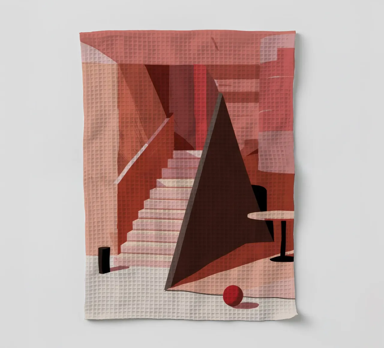 Scala monocromatica rosa canovaccio da cucina da Jasper Rune