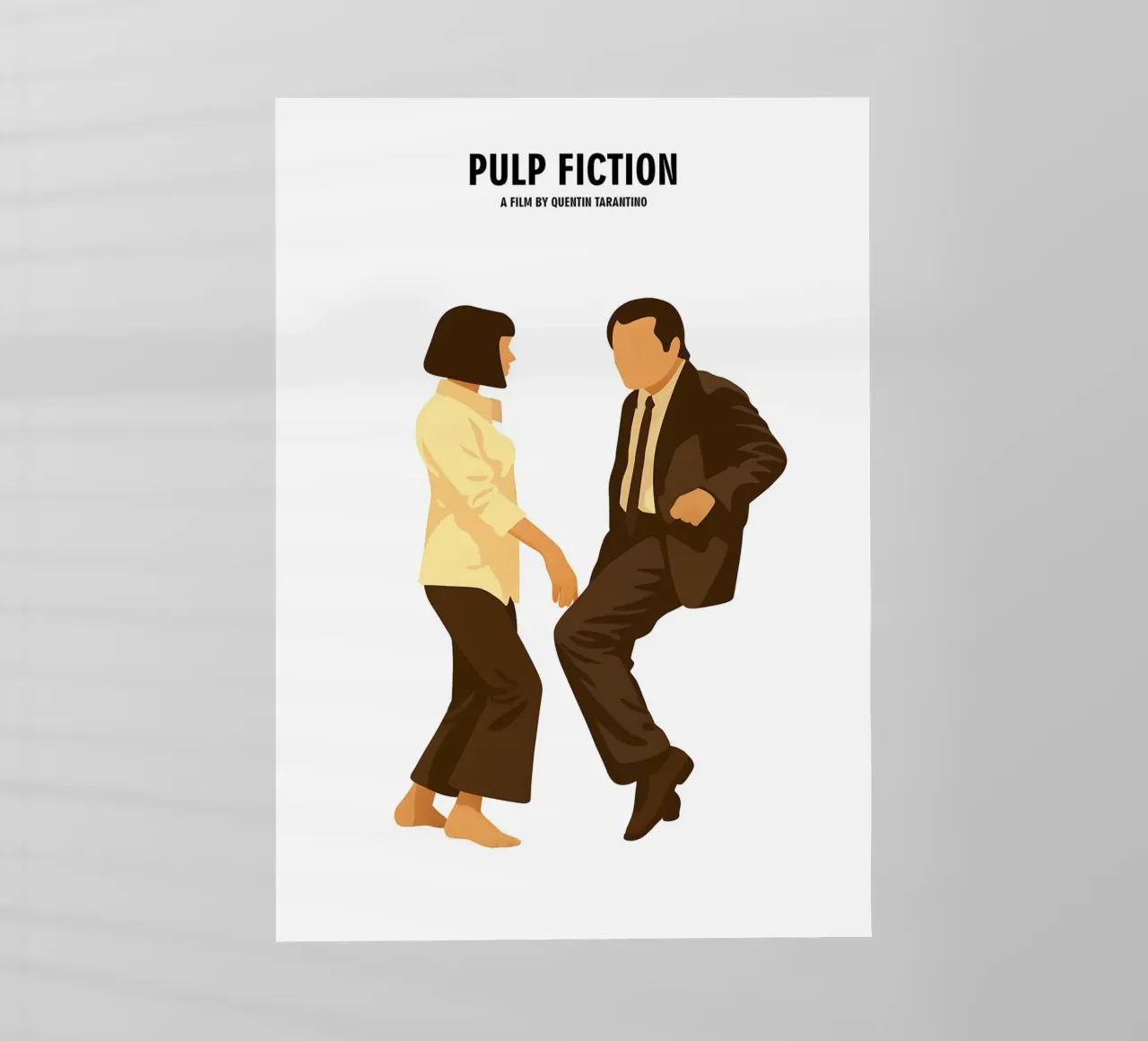 Pulp Fiction Minimalist pellicola backlit da MoviesArt