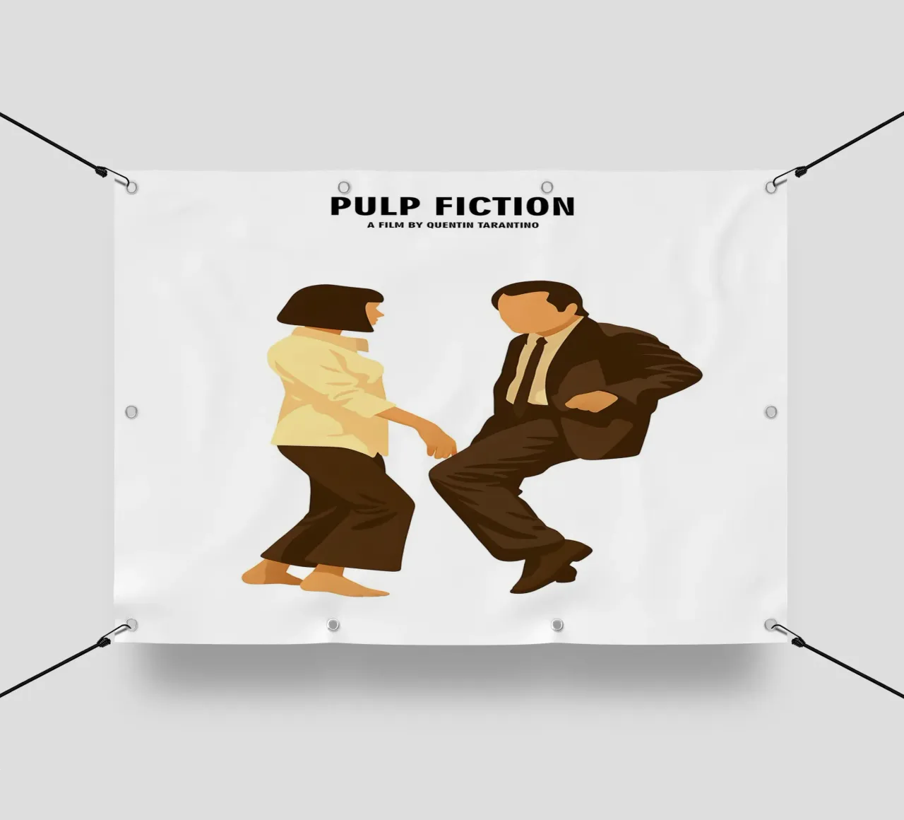 Pulp Fiction Minimalist telo in pvc da MoviesArt