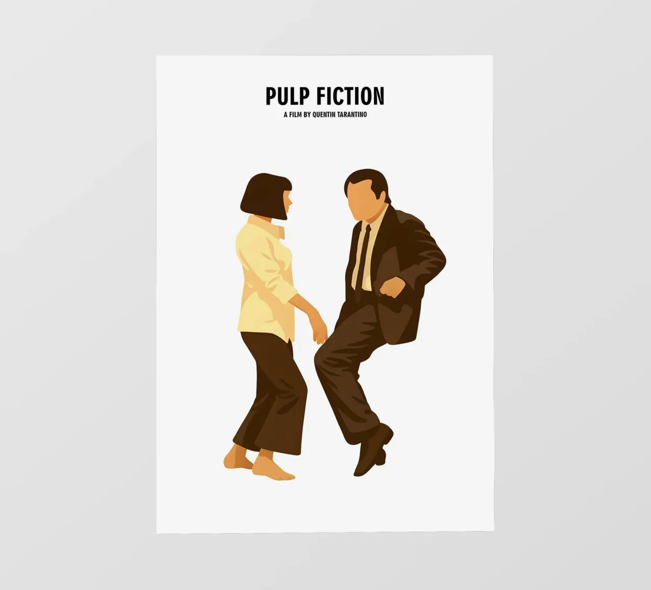 Pulp Fiction Minimalist telo in pvc da MoviesArt