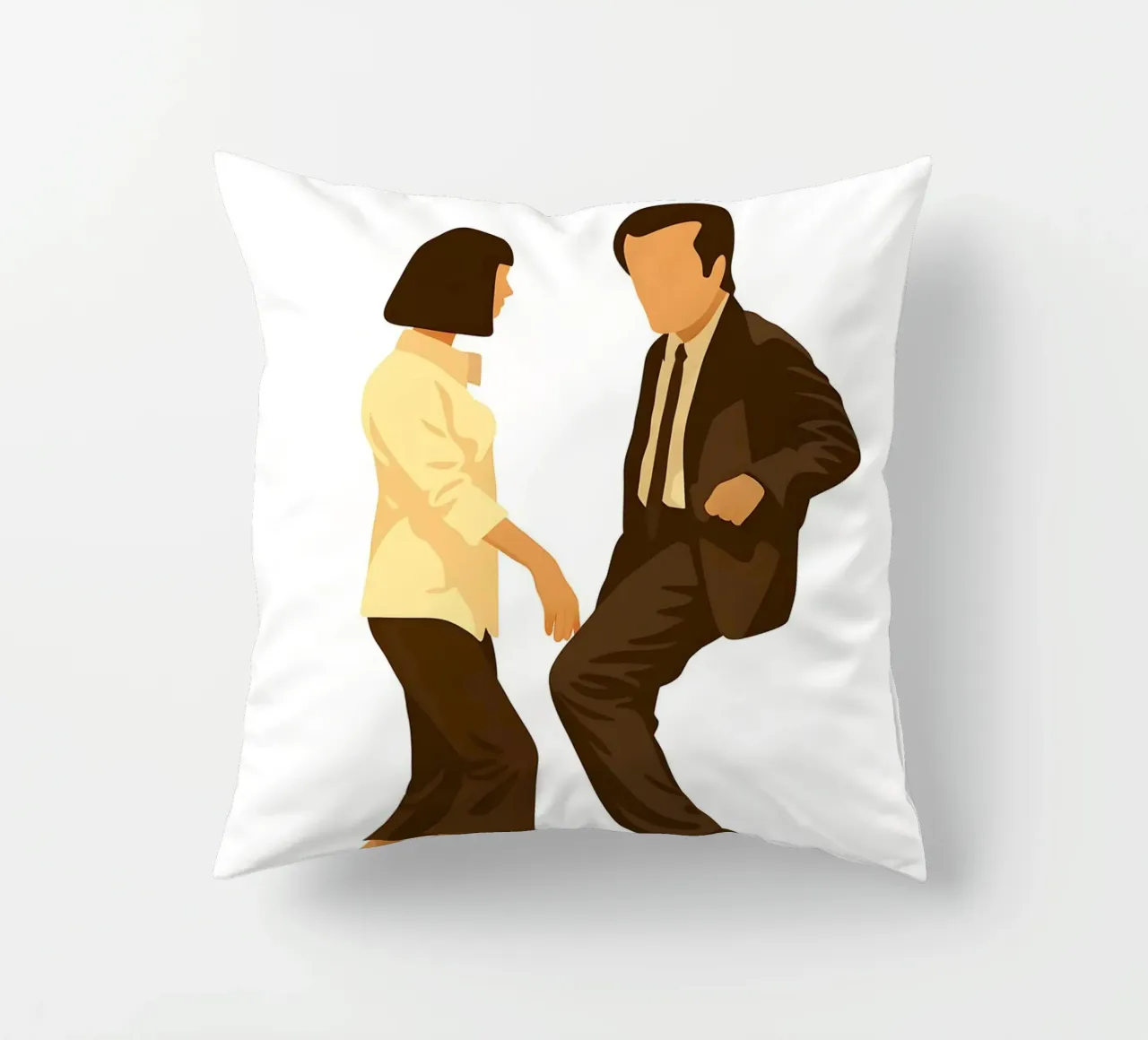 Pulp Fiction Minimalist cuscino da MoviesArt