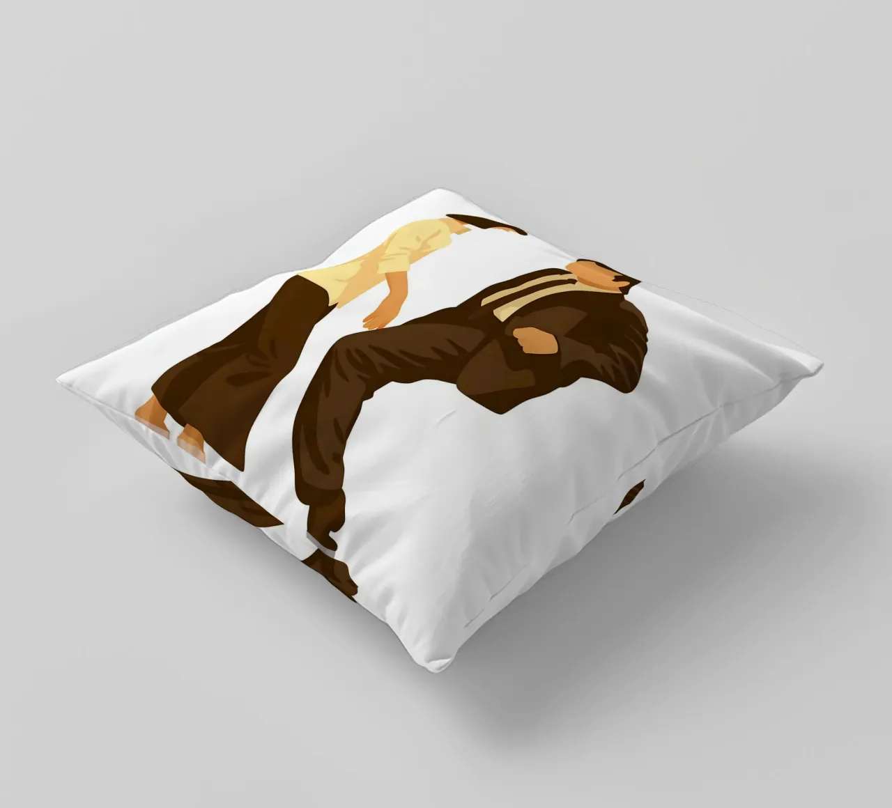 Pulp Fiction Minimalist cuscino da MoviesArt