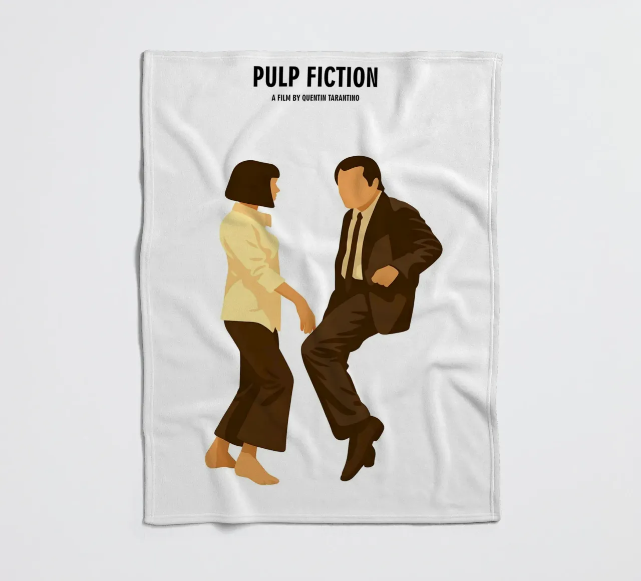 Pulp Fiction Minimalist coperta in pile da MoviesArt