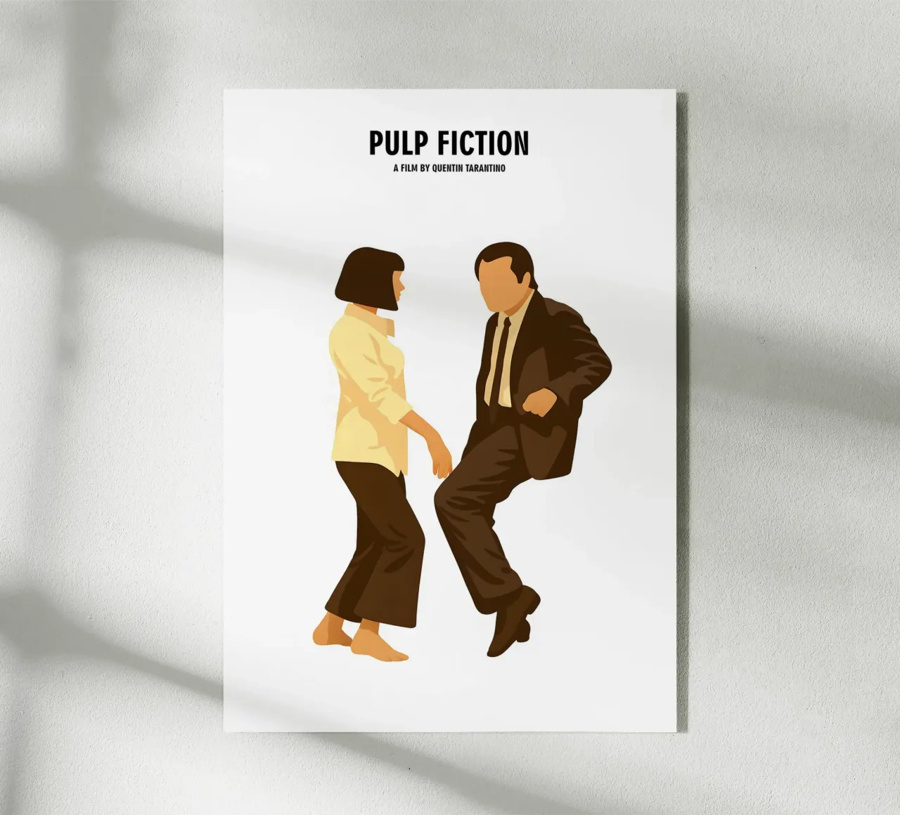 Pulp Fiction Minimalist plexiglass da MoviesArt