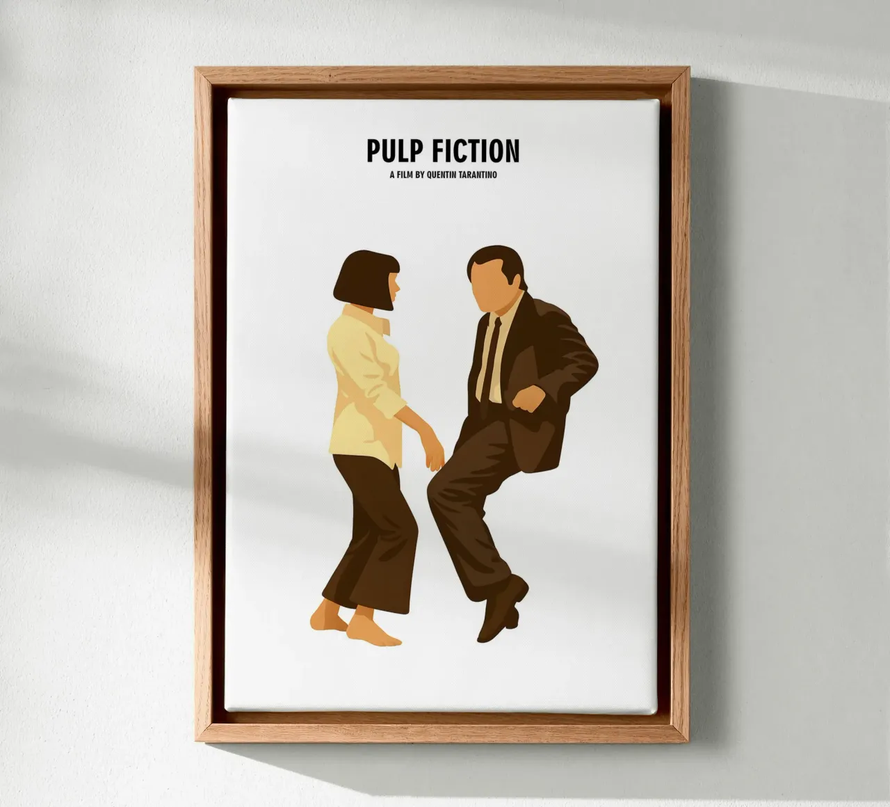 Pulp Fiction Minimalist canvas by MoviesArt