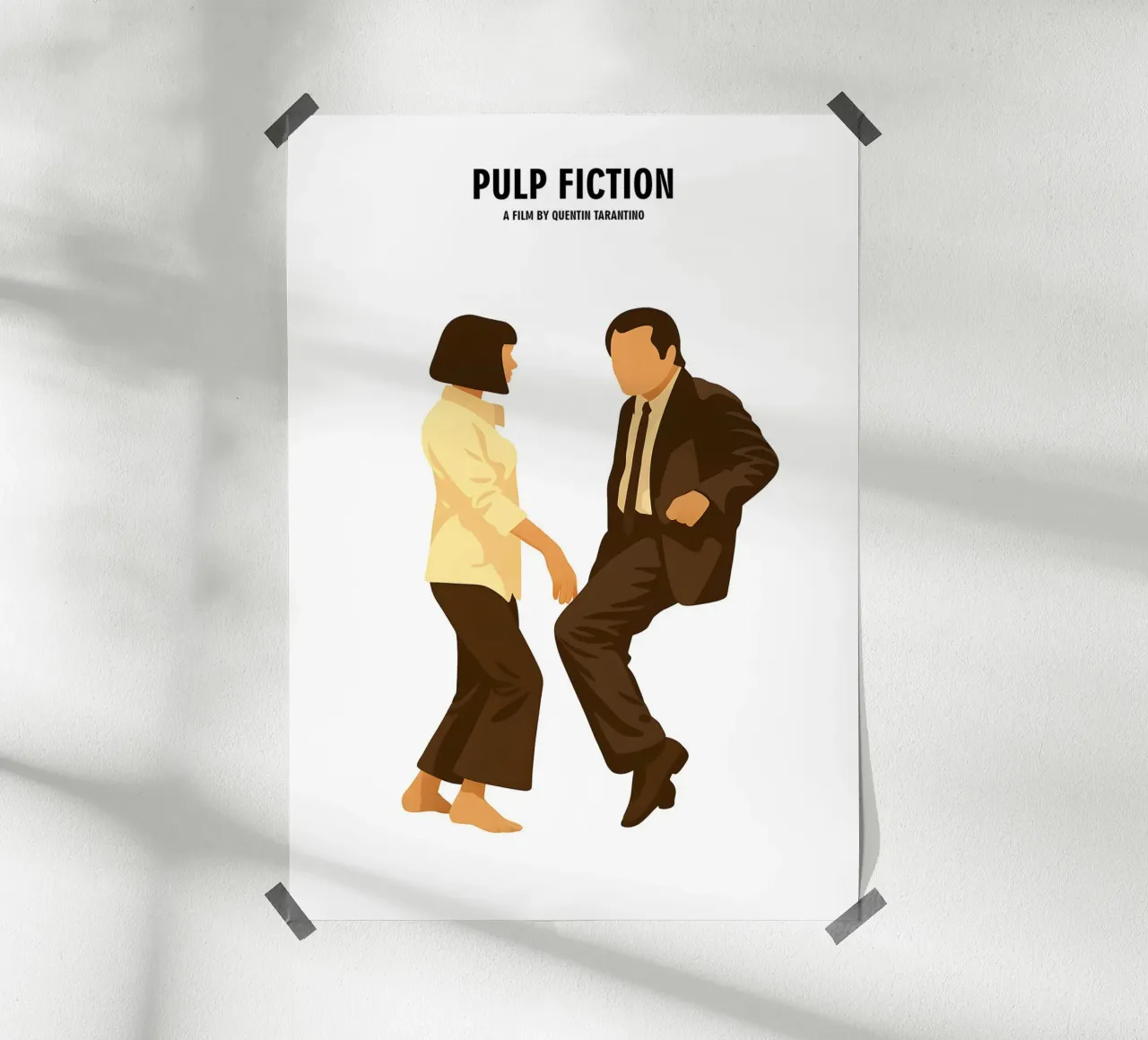 Pulp Fiction Minimalist carta hahnemühle da MoviesArt