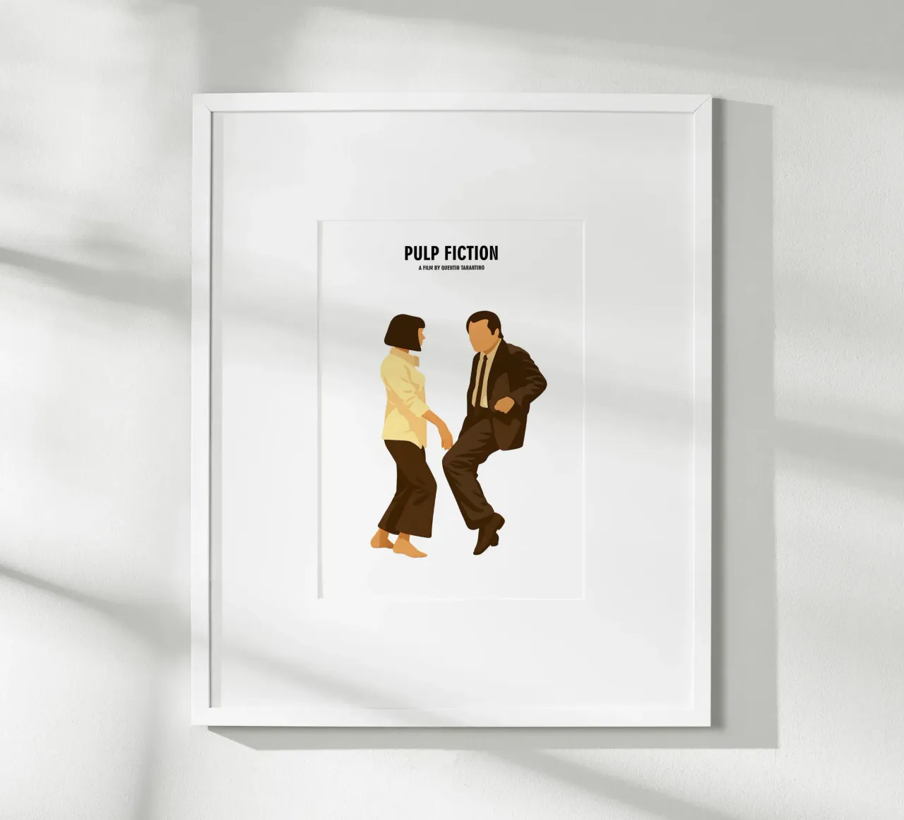 Pulp Fiction Minimalist carta hahnemühle da MoviesArt