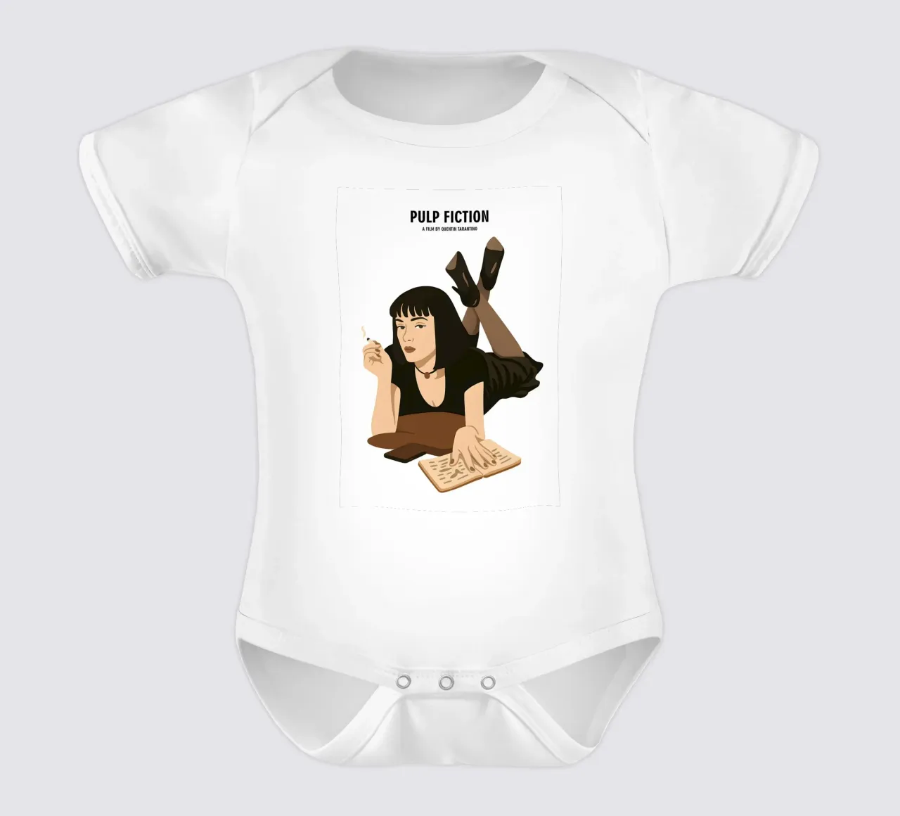 Pulp Fiction body neonato maniche corte da MoviesArt