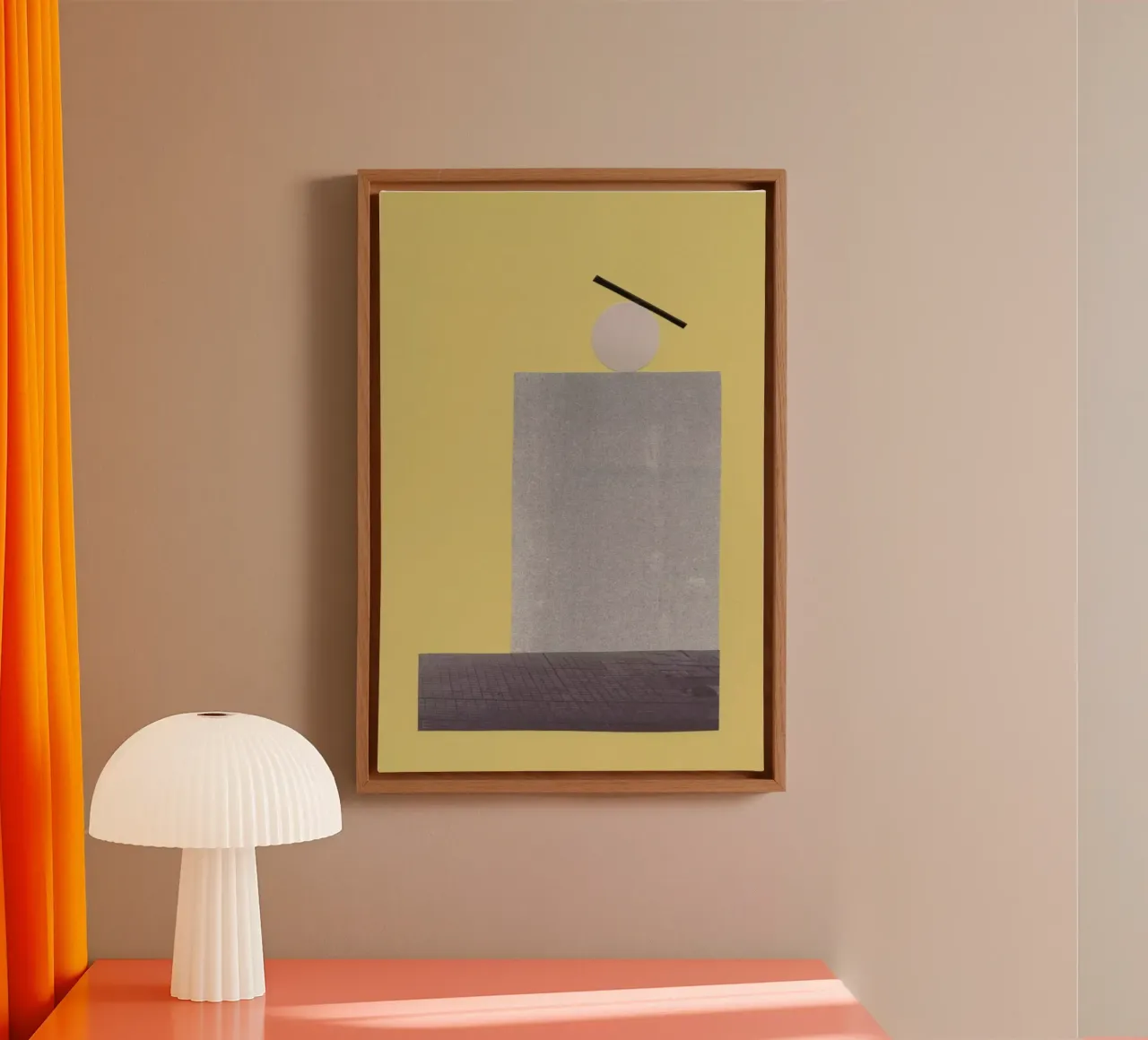 On 02 tela con Cornice a cassetta da The Home Office Studio