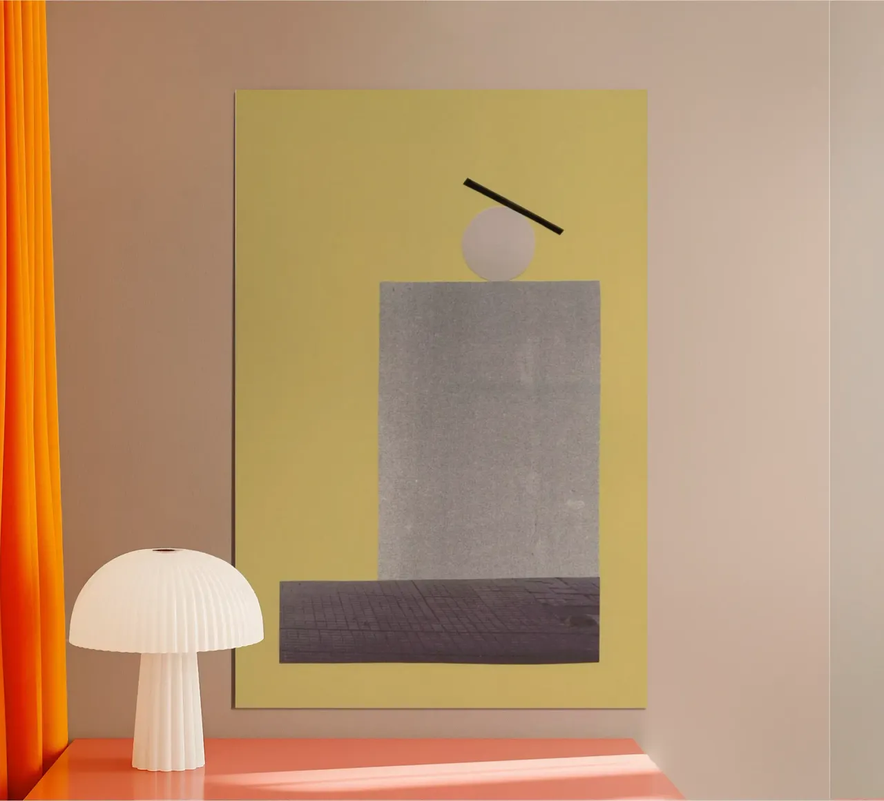 On 02 poster con telaio in legno da The Home Office Studio