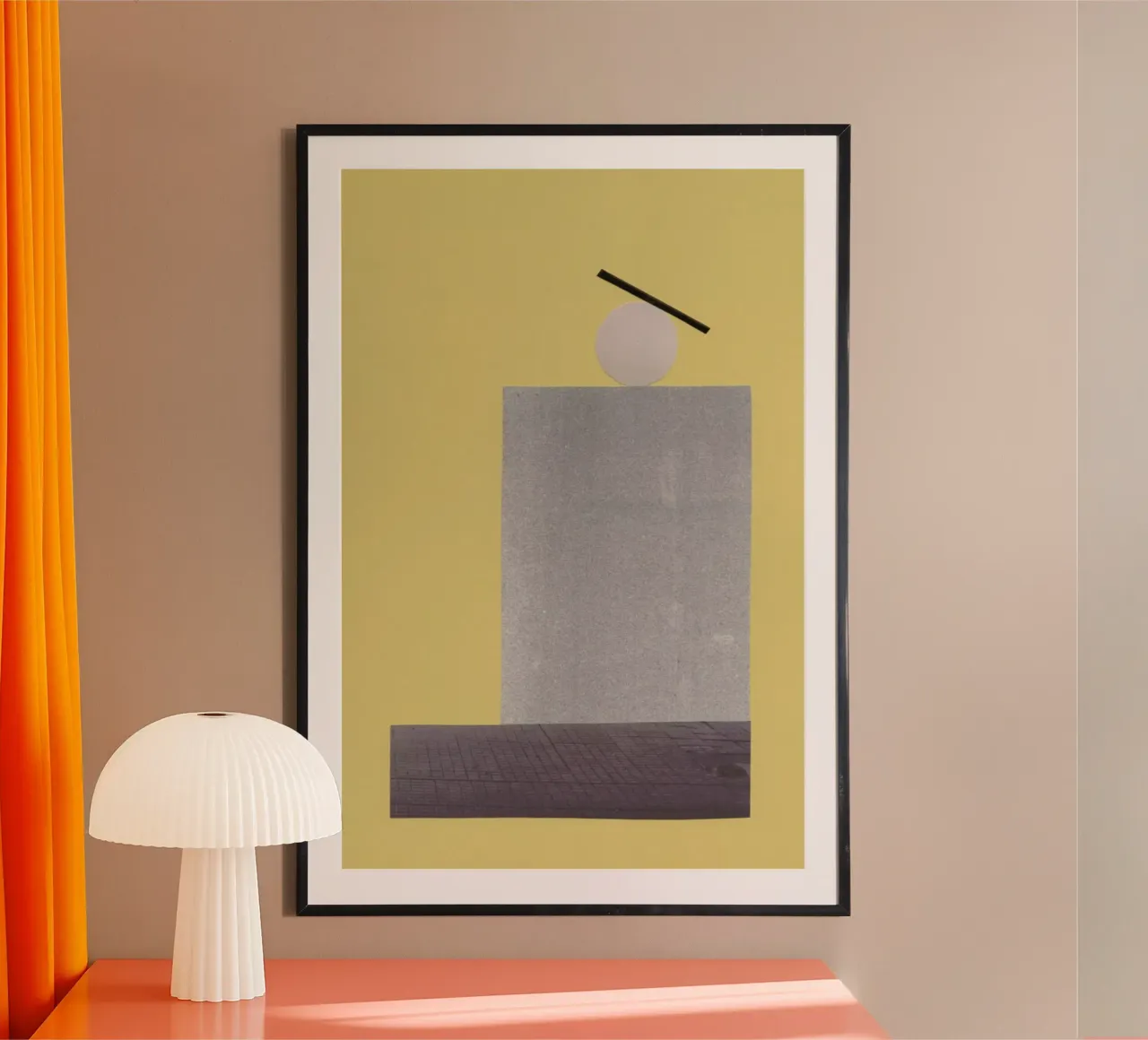 On 02 poster con telaio in legno da The Home Office Studio