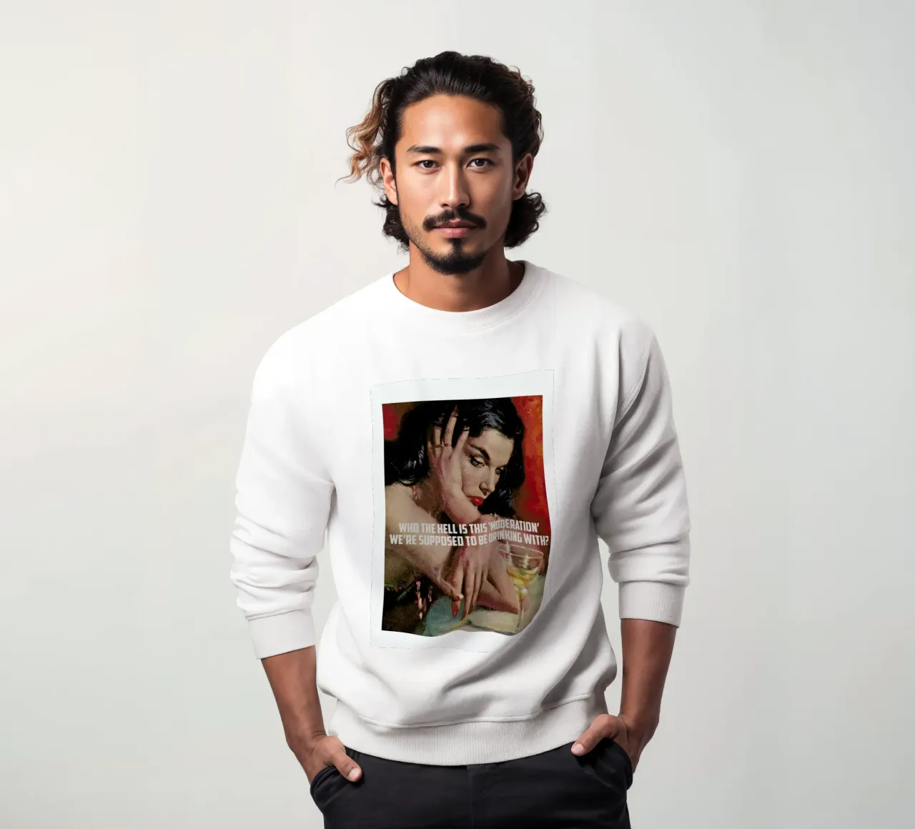 Who The Hell Is This sweatshirt by Gallery Print and Art Limited