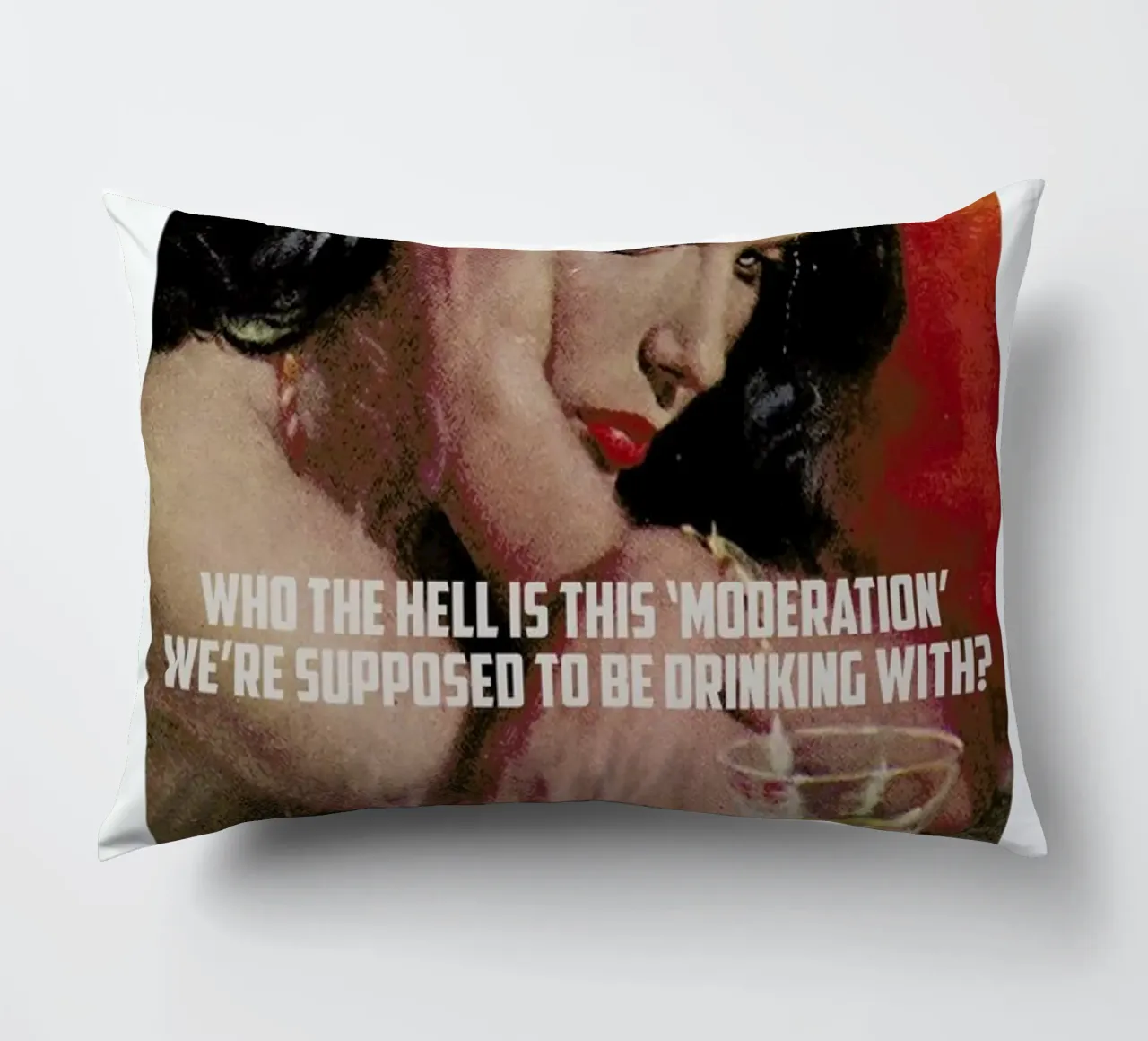 Who The Hell Is This cuscino da Gallery Print and Art Limited