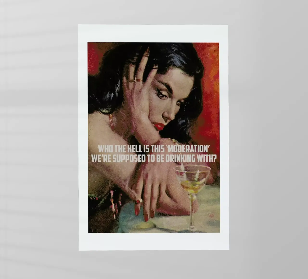 Who The Hell Is This pellicola backlit da Gallery Print and Art Limited