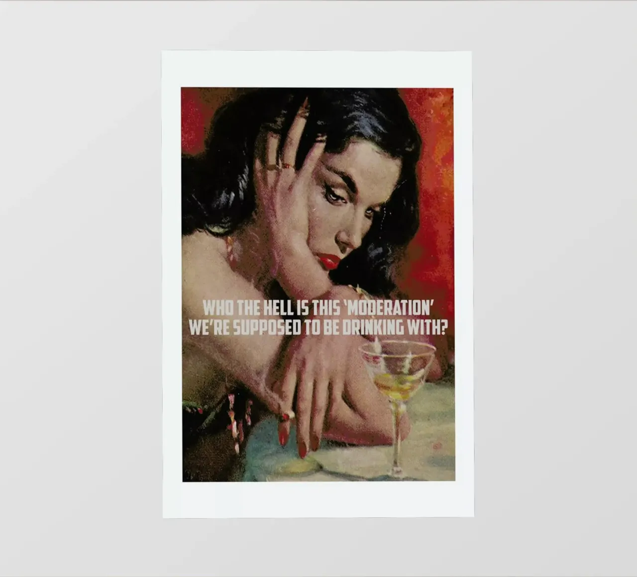 Who The Hell Is This telo in pvc da Gallery Print and Art Limited