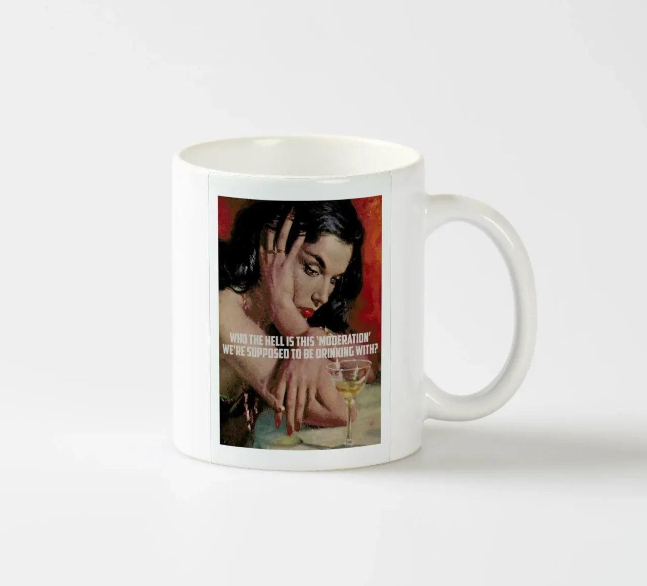 Who The Hell Is This Keramik Tasse von Gallery Print and Art Limited