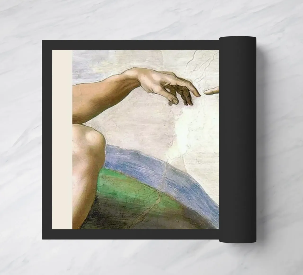 Michelangelo - The Creation of Adam zerbino da Vintage by JUNIQE