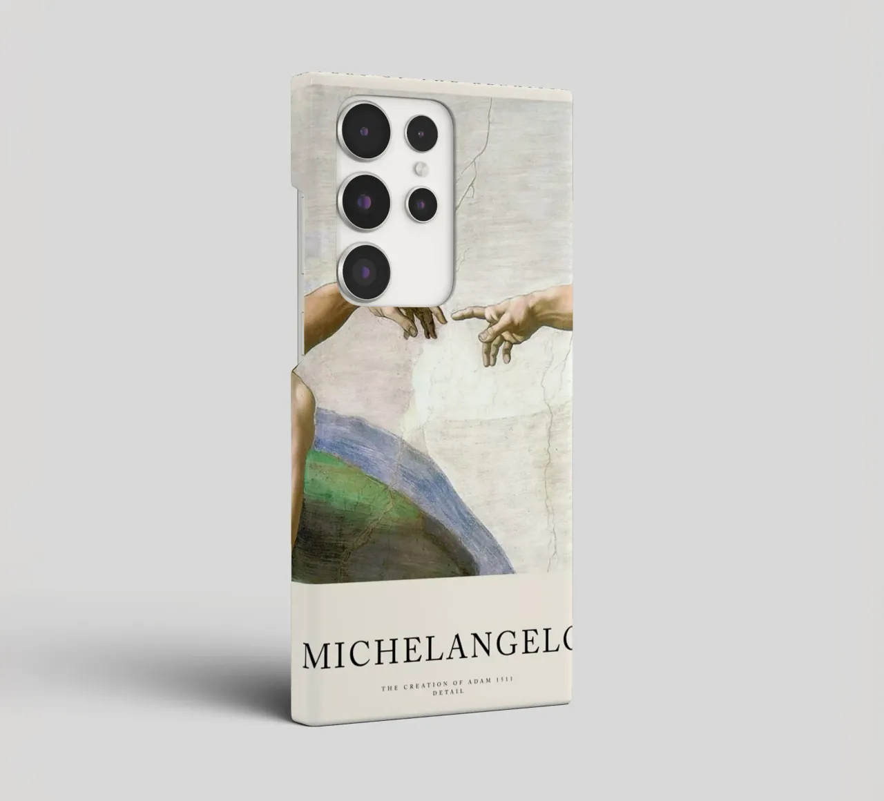 Michelangelo - The Creation of Adam cover samsung da Vintage by JUNIQE