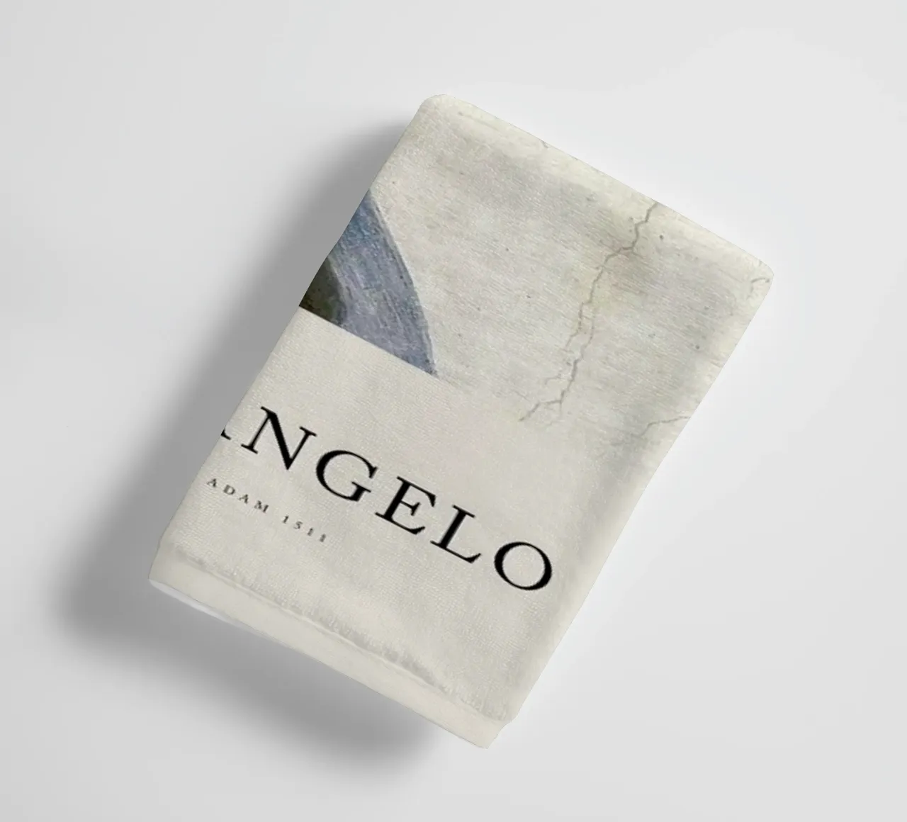Michelangelo - The Creation of Adam towel by Vintage by JUNIQE