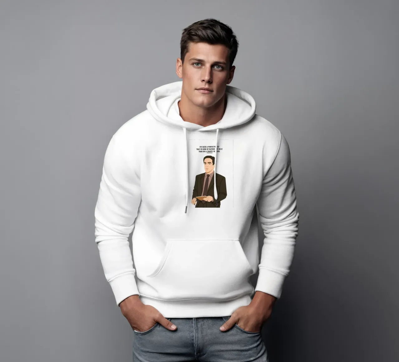 Ryan Howard The Office quotes felpa con cappuccio da MoviesArt