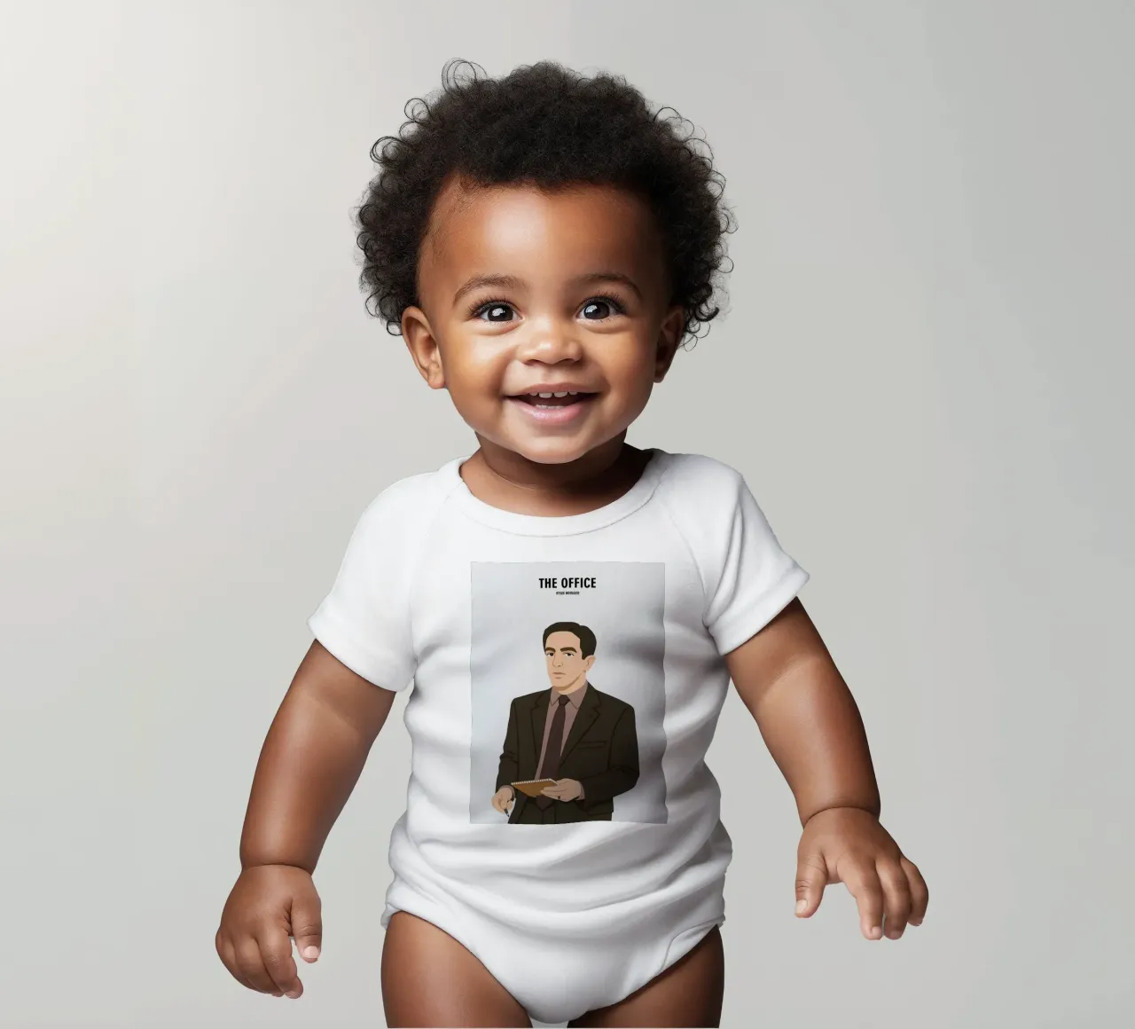 Ryan Howard The Office body neonato maniche corte da MoviesArt