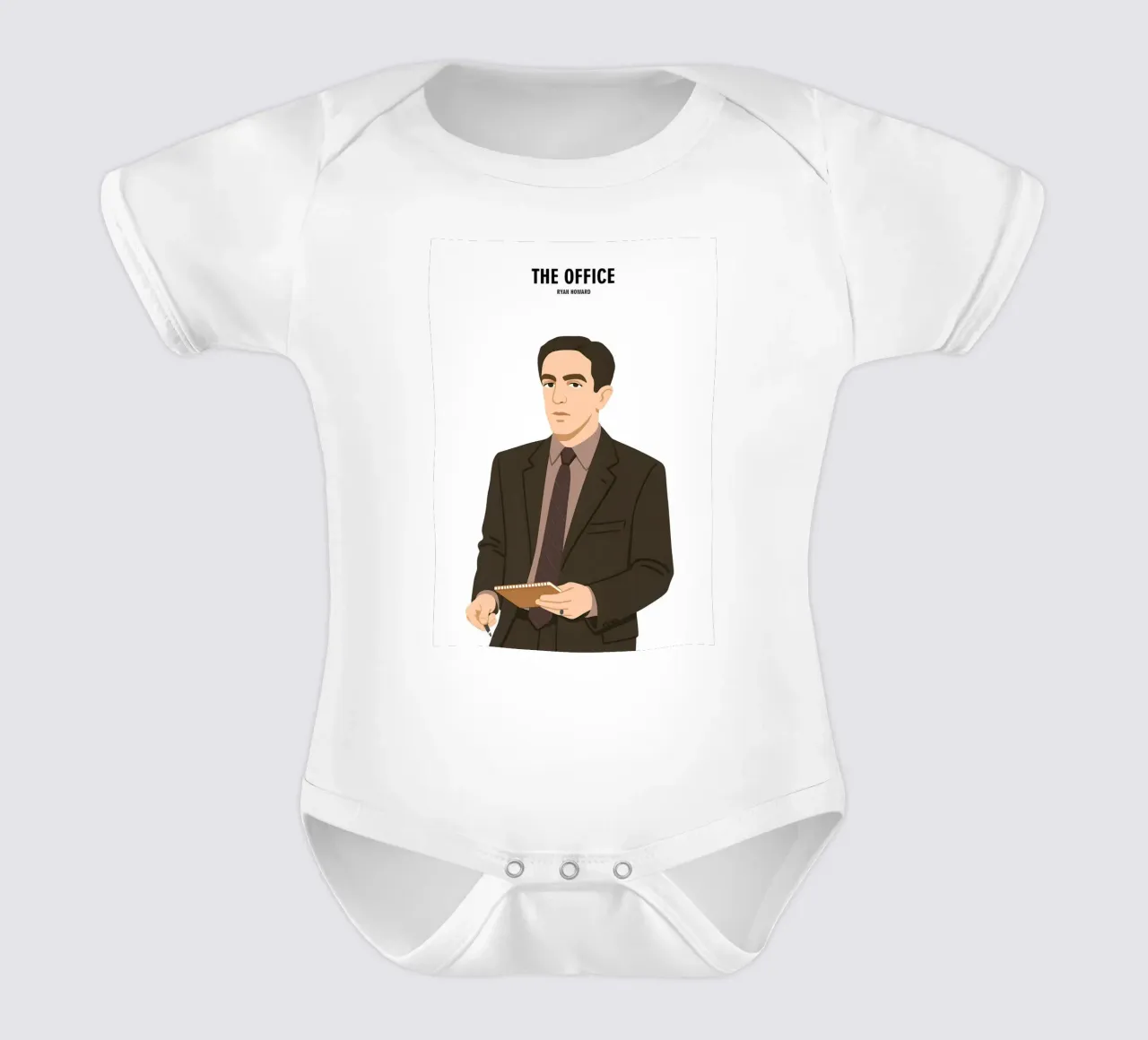 Ryan Howard The Office body neonato maniche corte da MoviesArt
