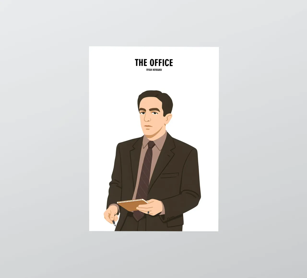 Ryan Howard The Office sticker van MoviesArt