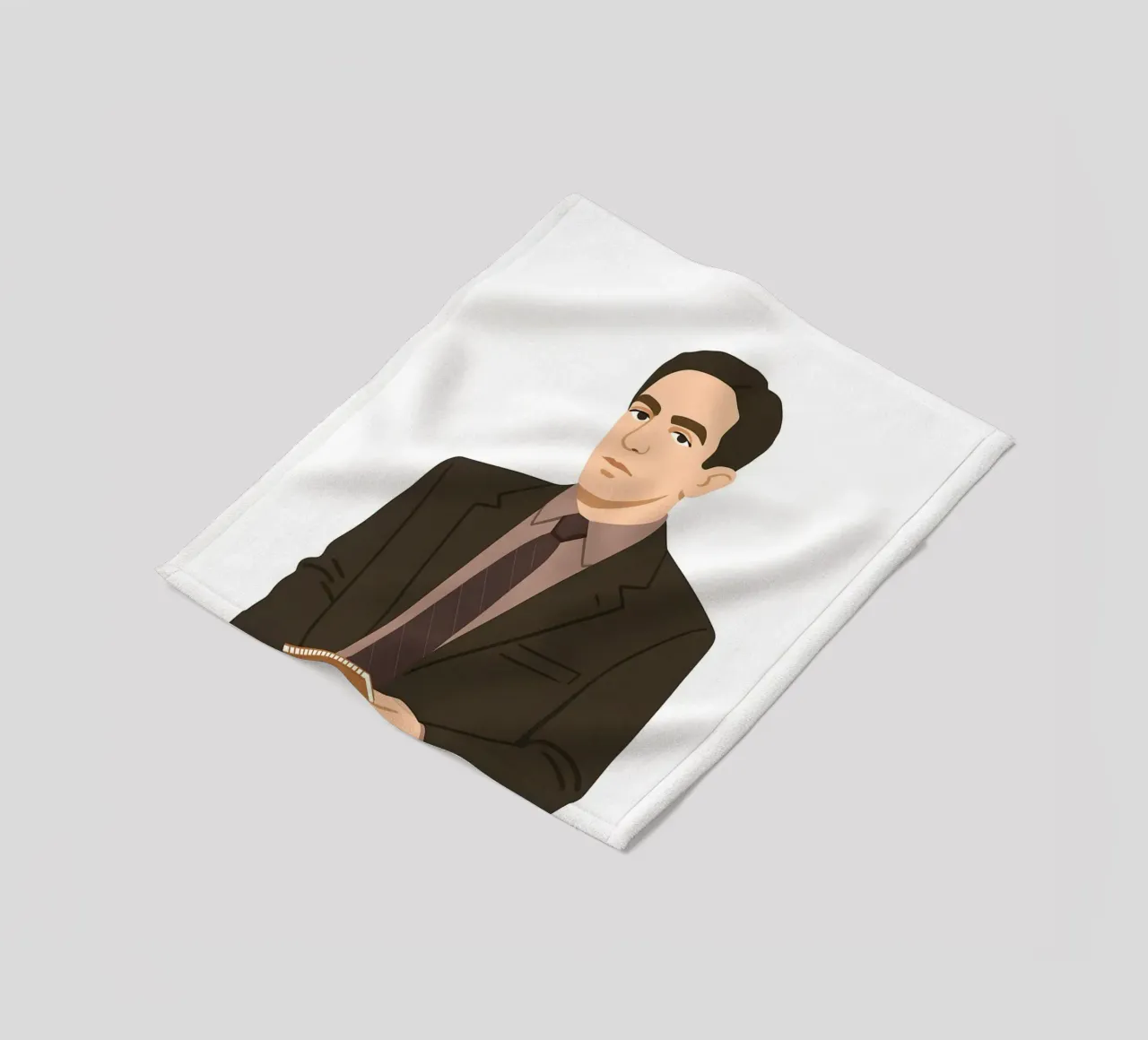 Ryan Howard The Office coperta in pile da MoviesArt