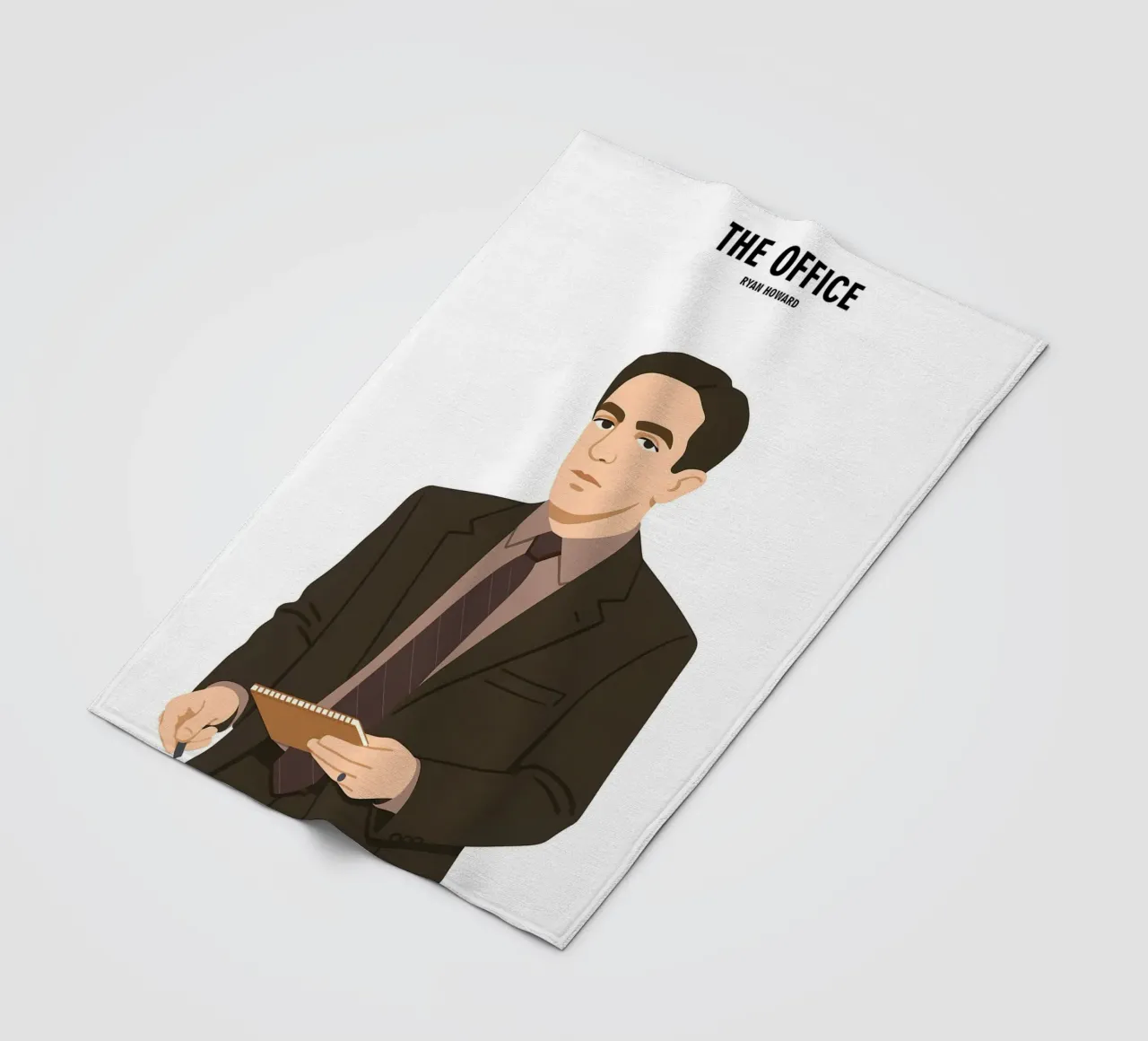 Ryan Howard The Office coperta in pile da MoviesArt