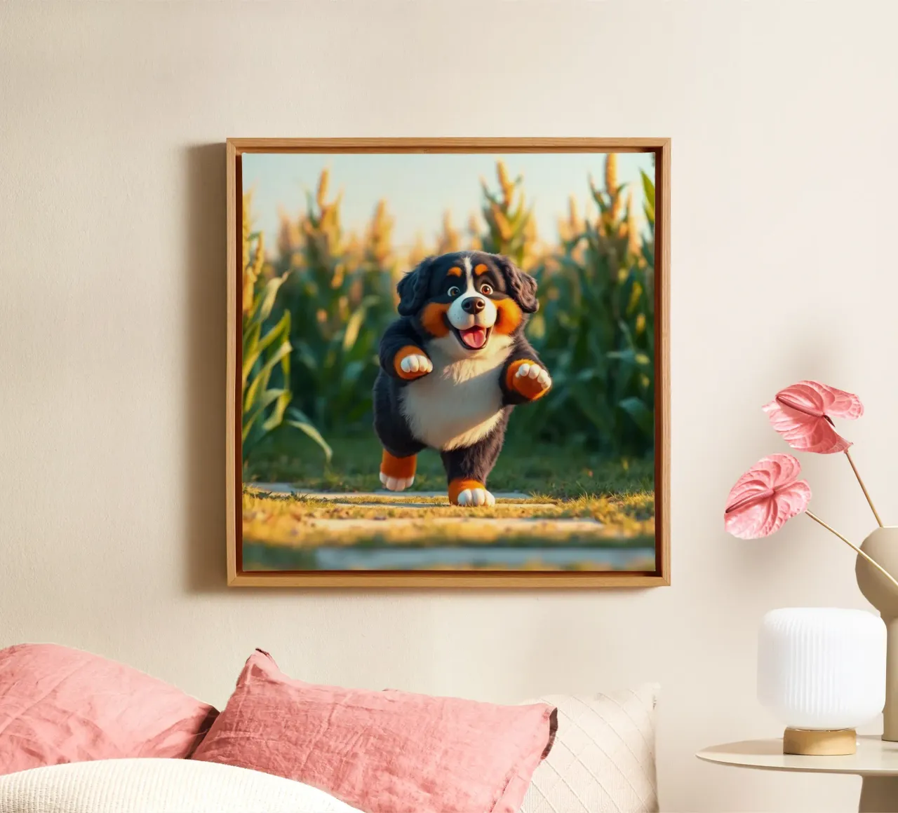 Stile Pixar e ultra-dolce tela con Cornice a cassetta da Yumis.Beargang.and.Me