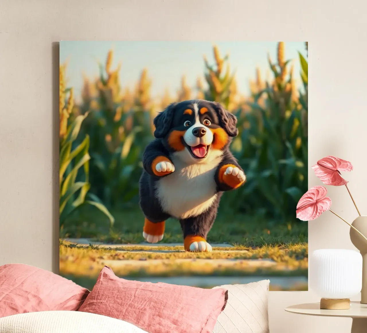 Stile Pixar e ultra-dolce tela con Cornice a cassetta da Yumis.Beargang.and.Me