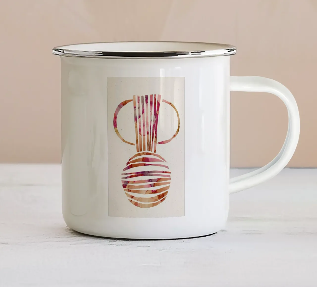 Vintage Vase tazza in smalto da Lila x Lola