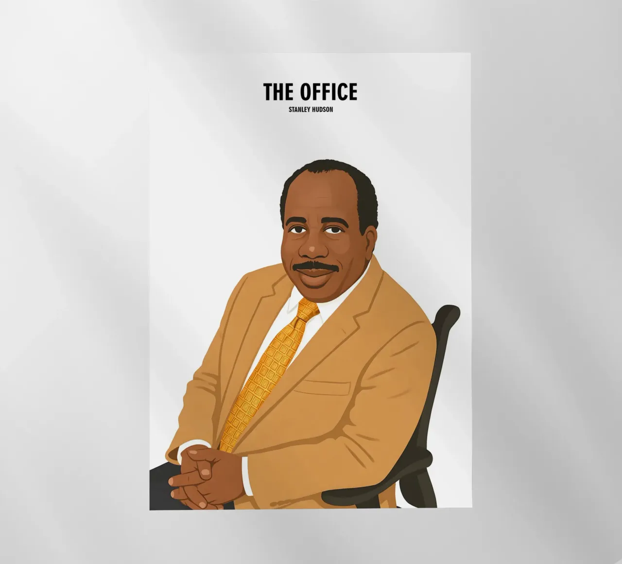 Stanley Hudson The Office pellicola backlit da MoviesArt