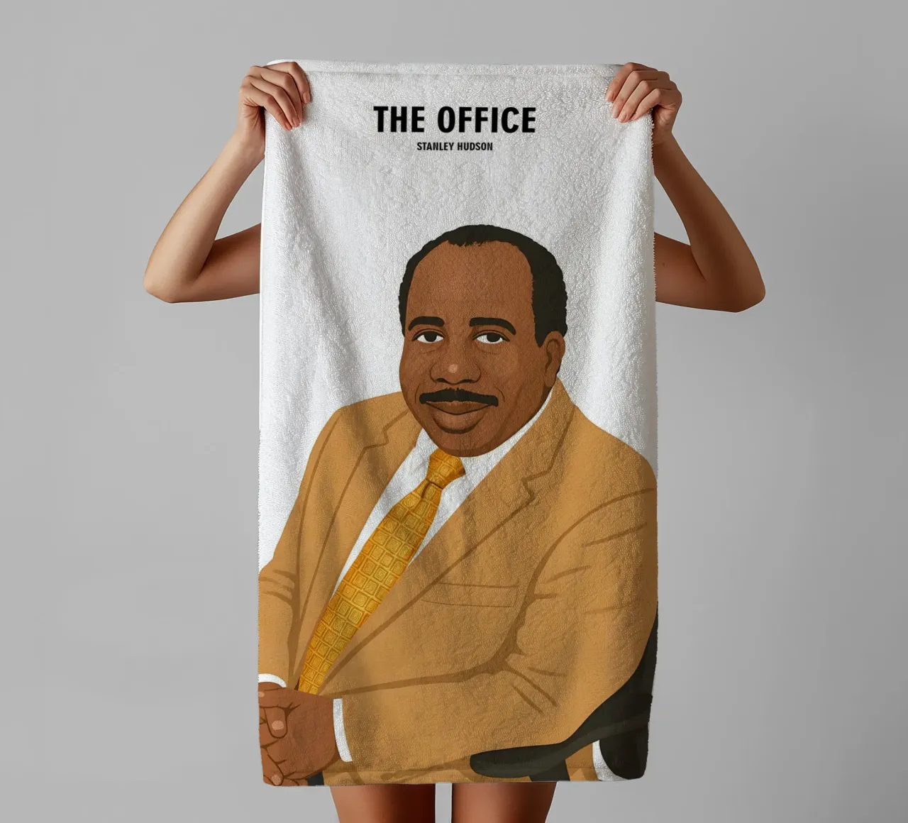 Stanley Hudson The Office asciugamano da bagno da MoviesArt