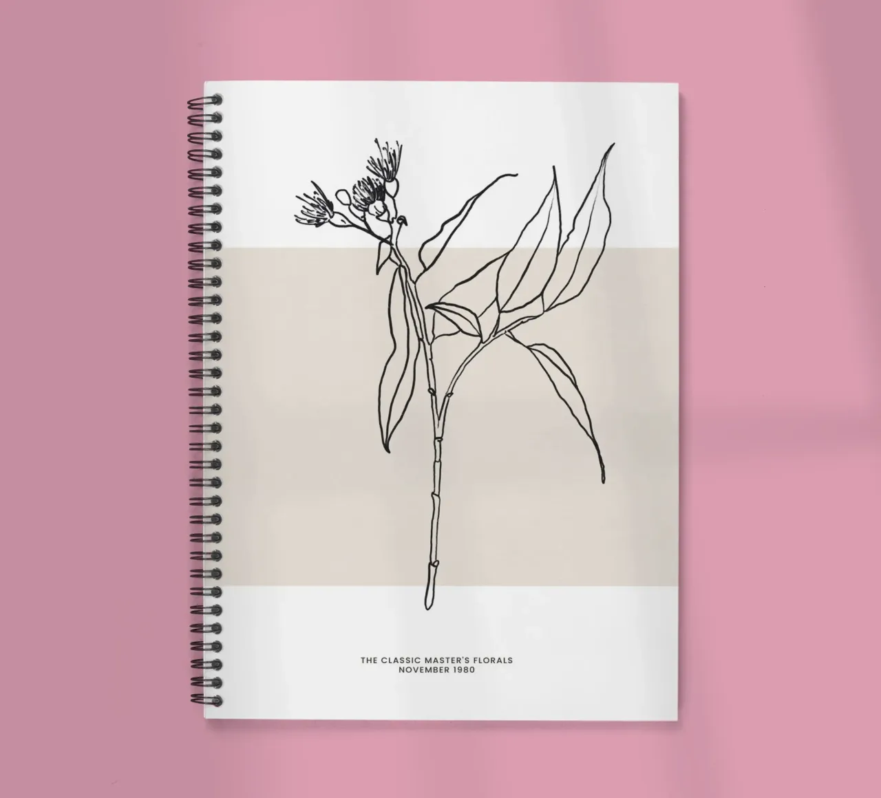 Abstract Botanics No 12 diario ad anelli da treechild