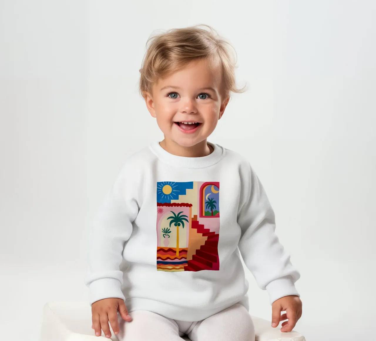 Scala per il sole felpa neonato da Jasper Rune