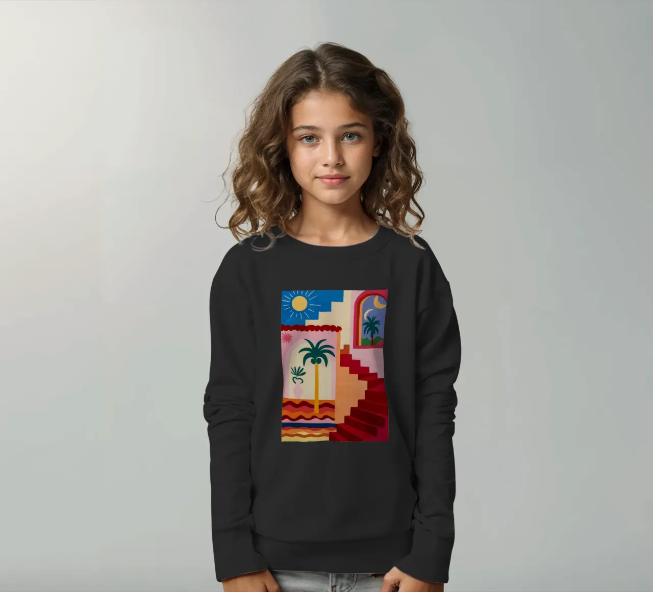 Scala per il sole felpa bambino da Jasper Rune