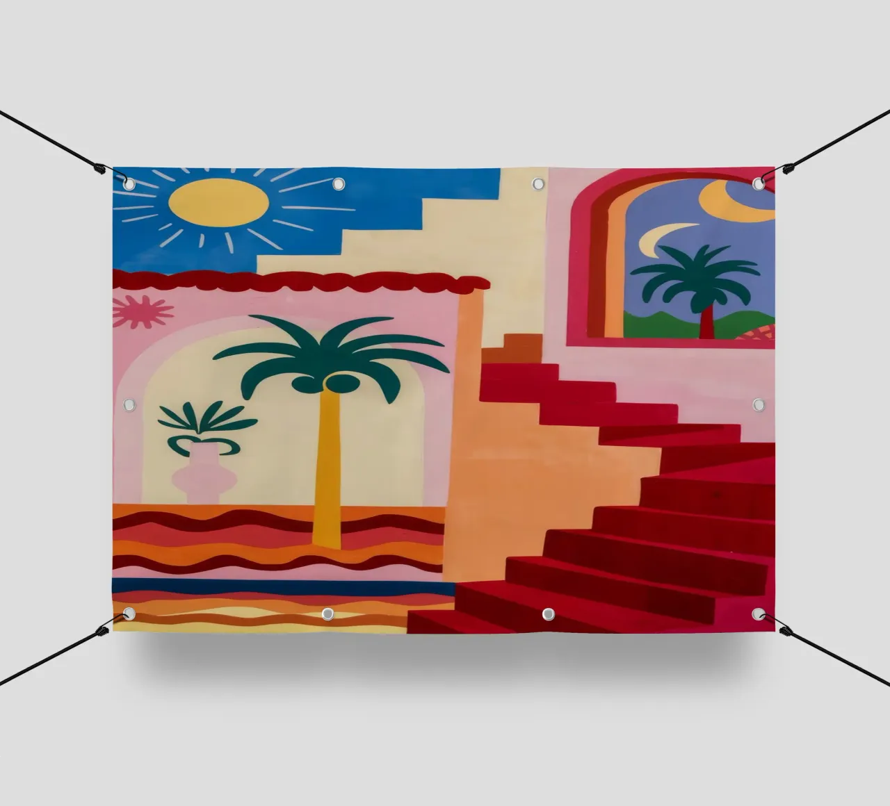 Scala per il sole telo in pvc da Jasper Rune