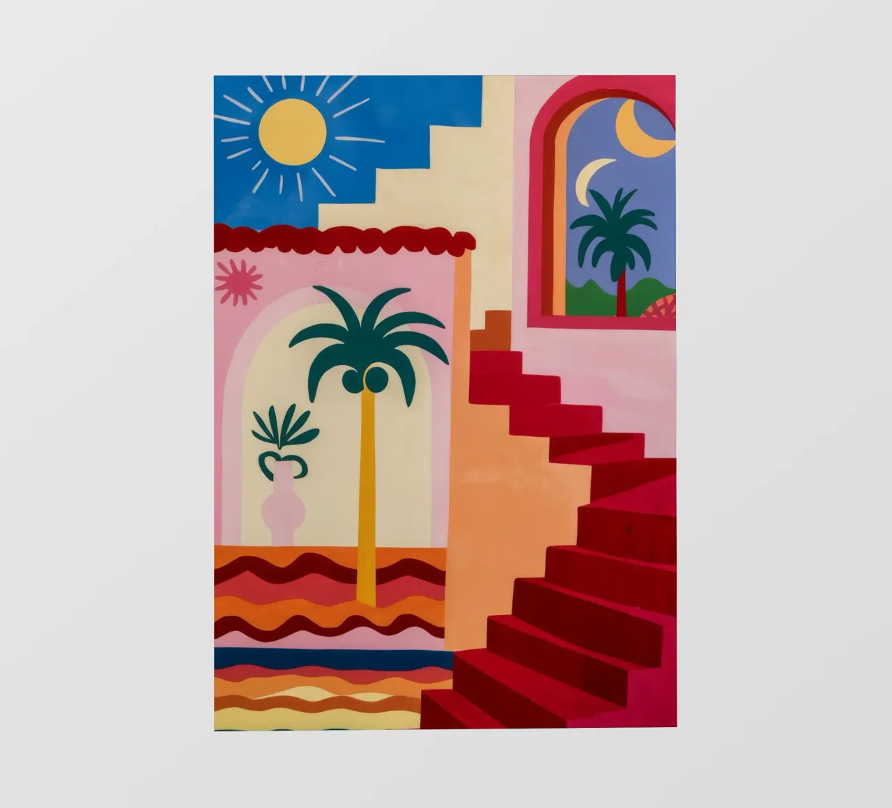 Scala per il sole telo in pvc da Jasper Rune