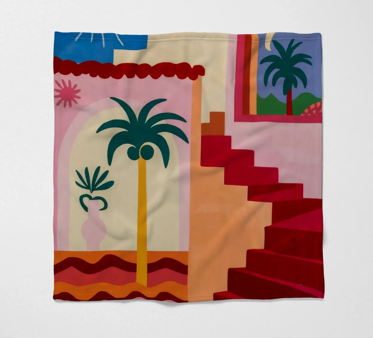 Scala per il sole coperta in pile da Jasper Rune