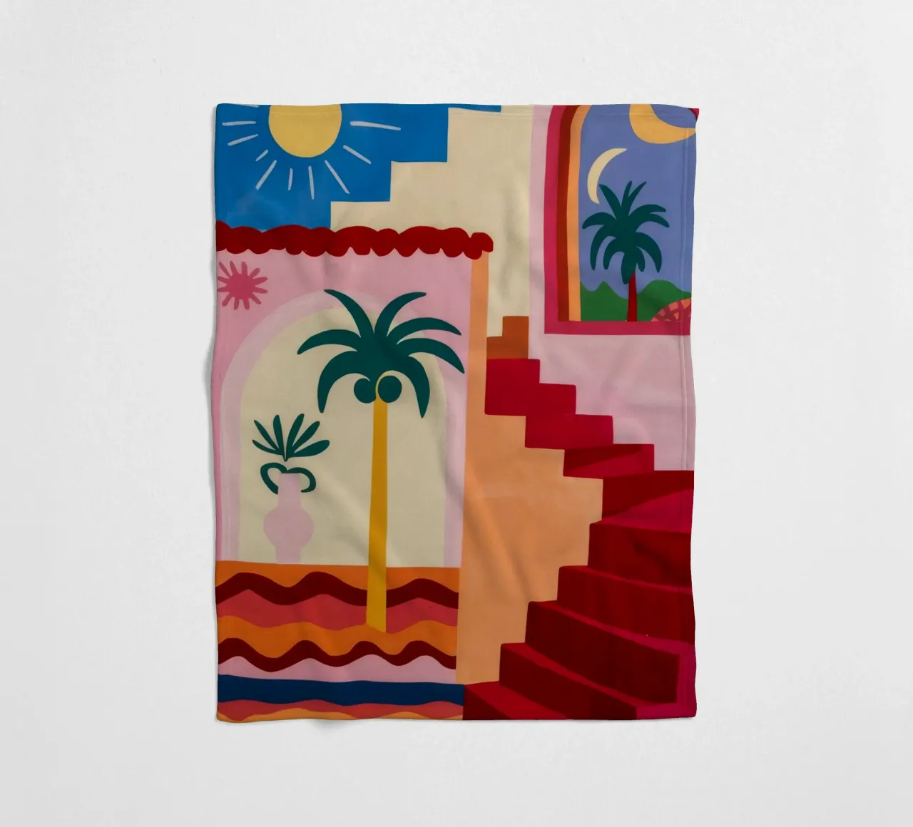 Scala per il sole coperta in pile da Jasper Rune