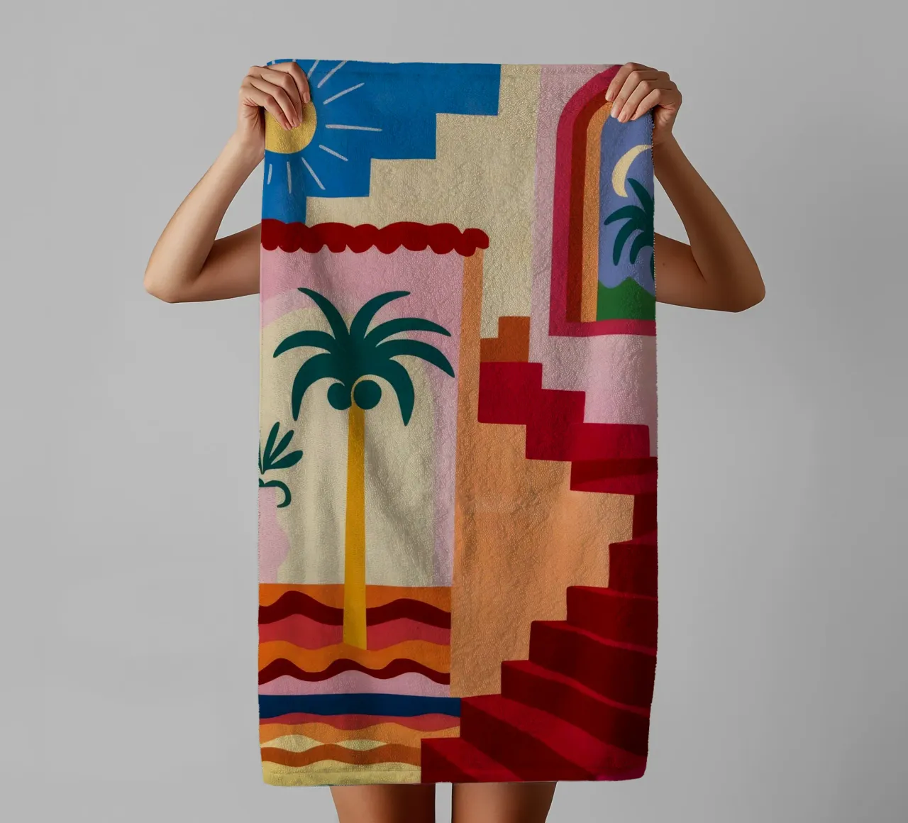 Scala per il sole asciugamano da bagno da Jasper Rune