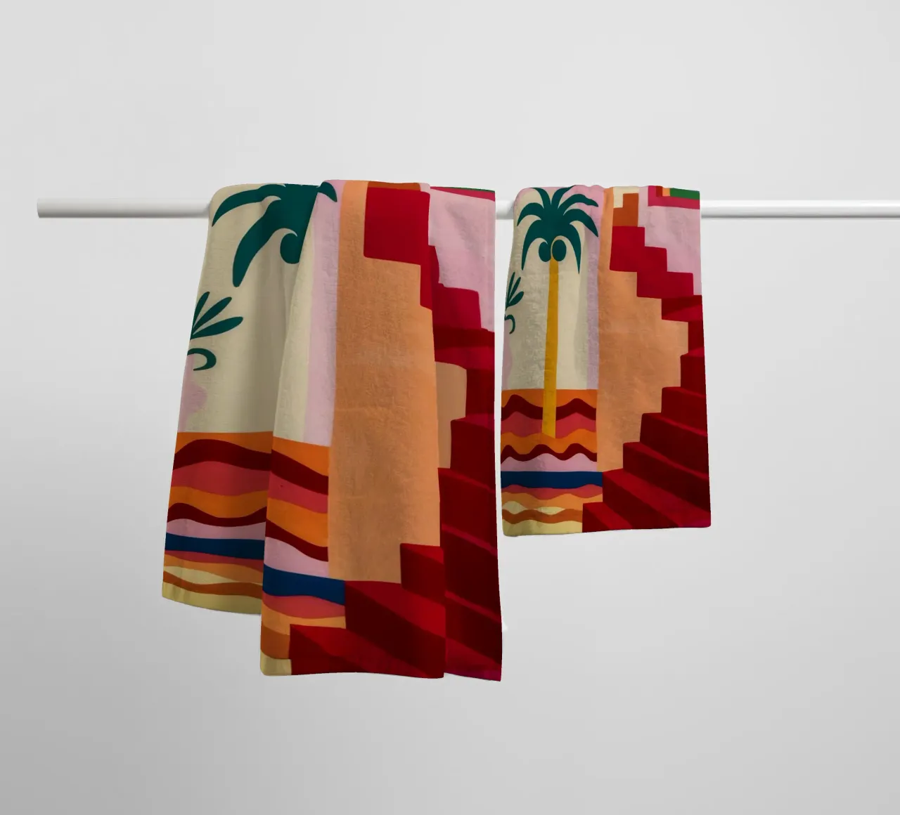 Scala per il sole asciugamano da bagno da Jasper Rune